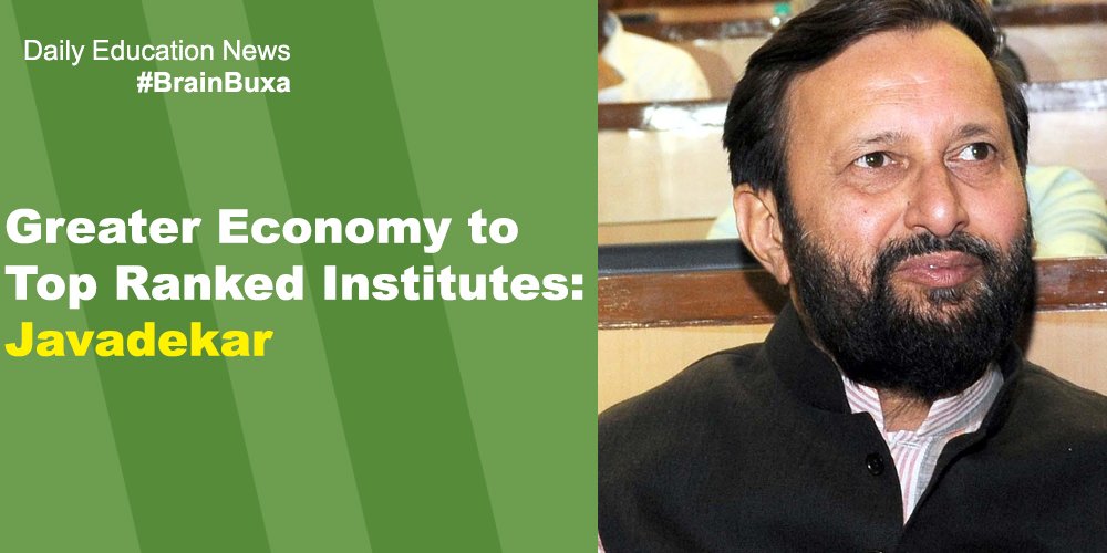 Greater Economy to Top Ranked Institutes: Javadekar