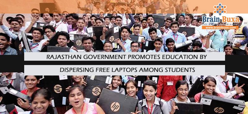 Rajasthan government promotes education by dispersing free laptops among students