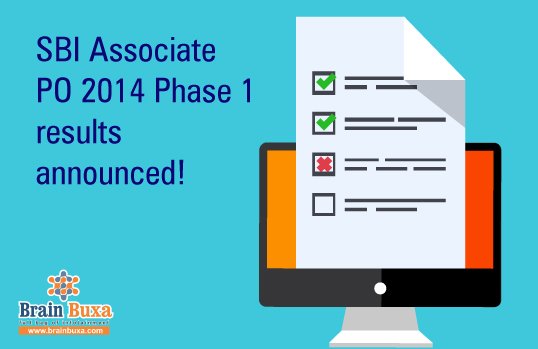 SBI Associate PO 2014 Phase 1 results announced!