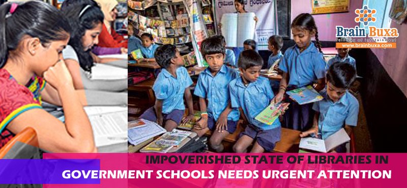 Impoverished state of libraries in government schools needs urgent attention