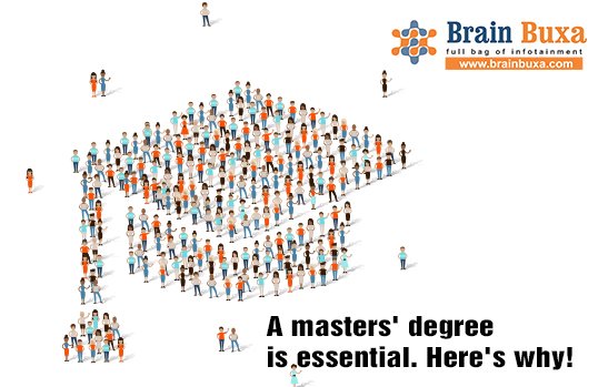 A masters' degree is essential. Here's why!