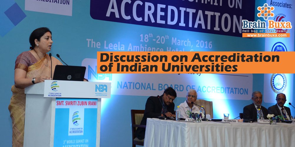 Discussion on Accreditation of Indian Universities