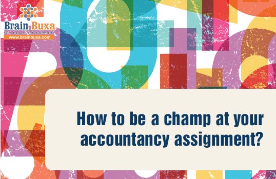 How to be a champ at your accountancy assignment?