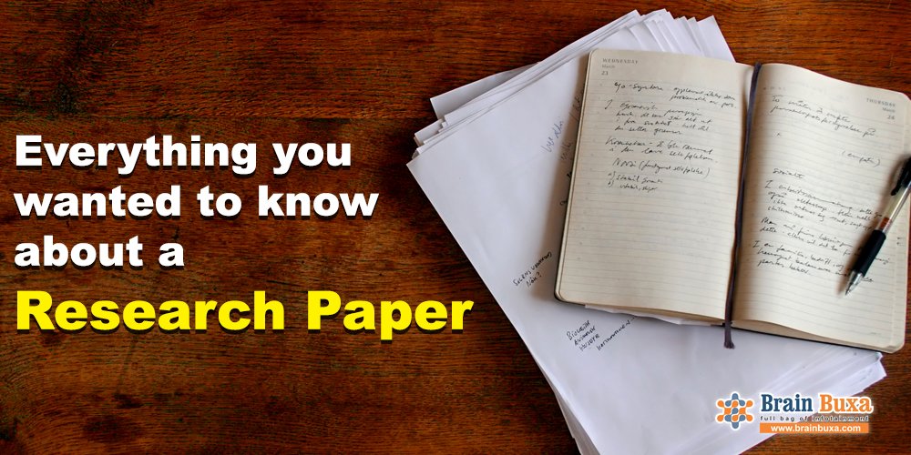 Everything you wanted to know about a Research Paper