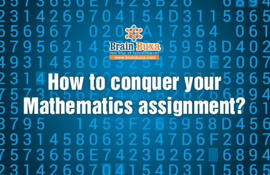 How to conquer your Mathematics assignment