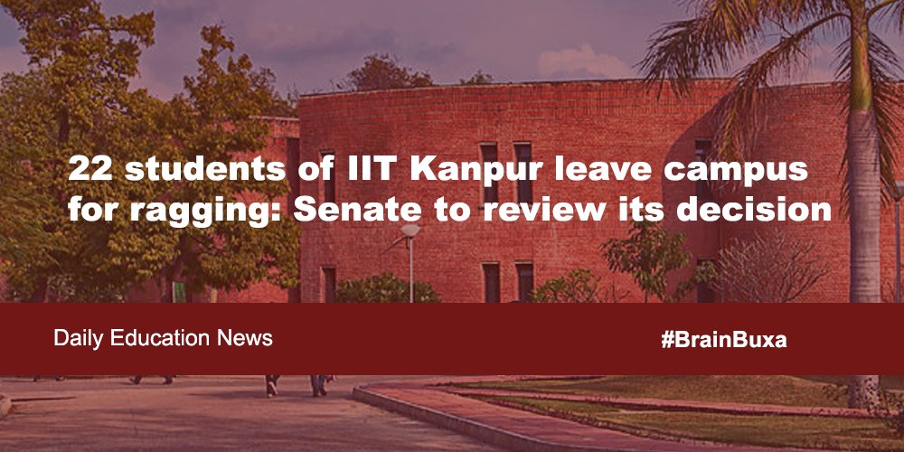 Image of 22 students of IIT Kanpur leave campus for ragging: Senate to review its decision | Education News Photo