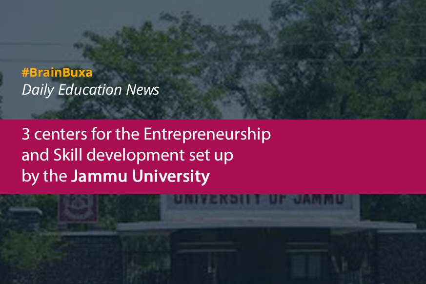 Image of 3 centers for the Entrepreneurship and Skill development set up by the Jammu University | Education News Photo