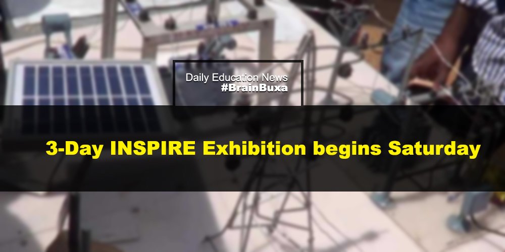 3-Day INSPIRE Exhibition begins Saturday