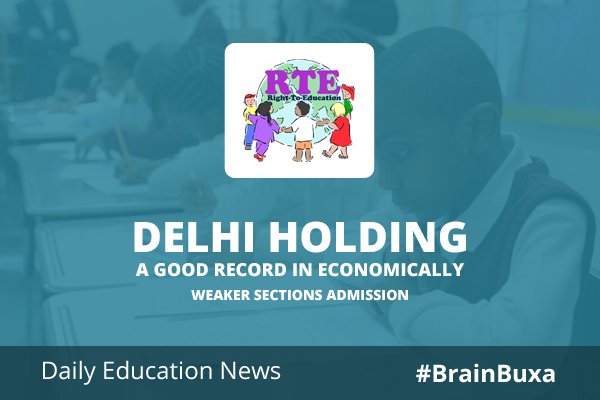 Delhi holding a good record in economically weaker sections admission