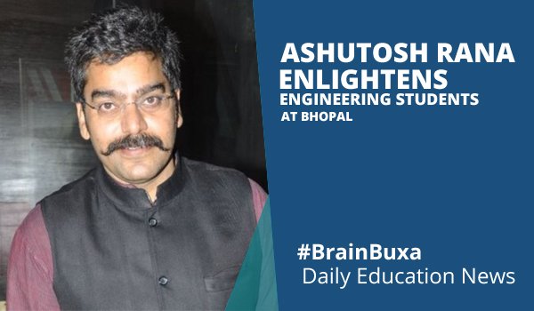 Image of Ashutosh Rana enlightens engineering students at Bhopal | Education News Photo