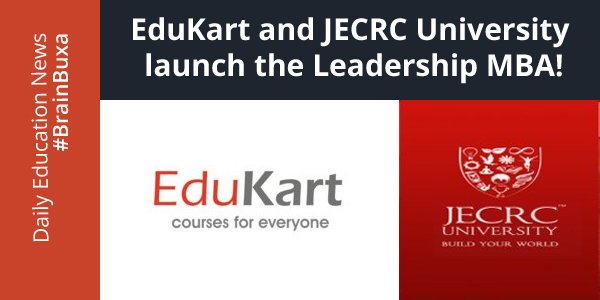 EduKart and JECRC University launch the Leadership MBA!