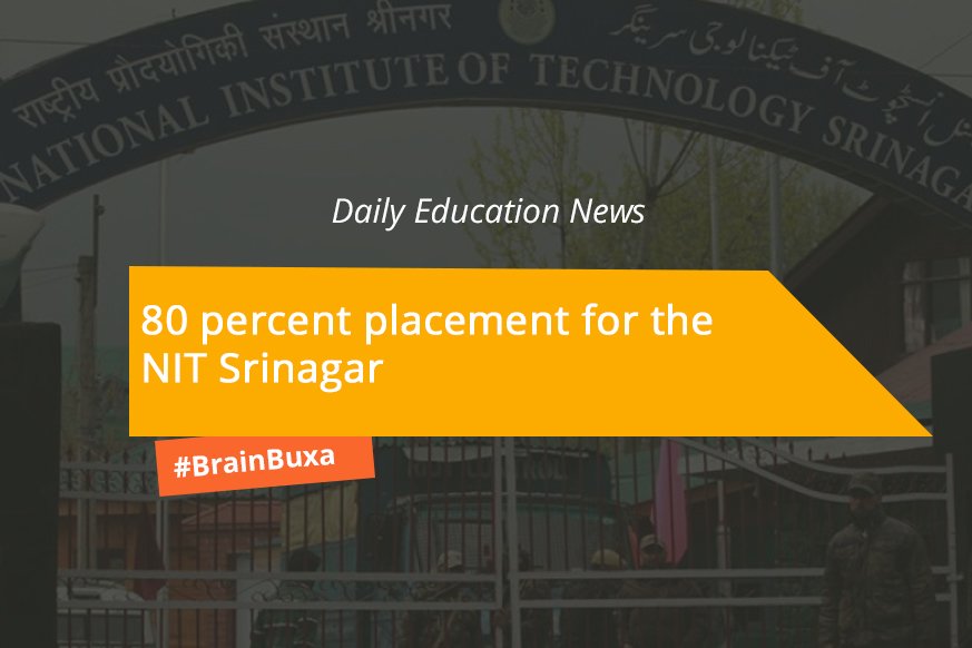 80 percent placement for the NIT Srinagar