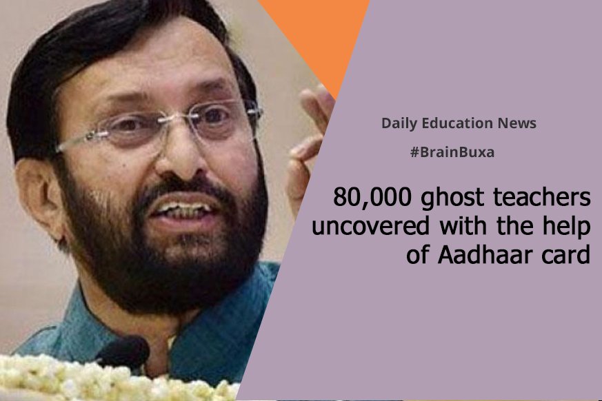 80,000 ghost teachers uncovered with the help of Aadhaar card