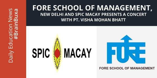 FORE School of Management, New Delhi and SPIC MACAY Presents a Concert with Pt. Visha Mohan Bhatt