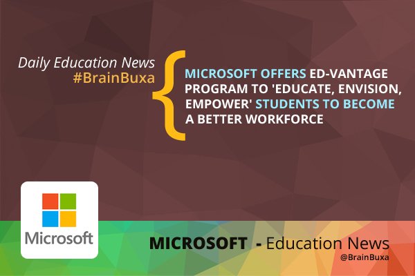 Image of Microsoft Offers Ed-Vantage Program to  Students to Become a Better Workforce | Education News Photo