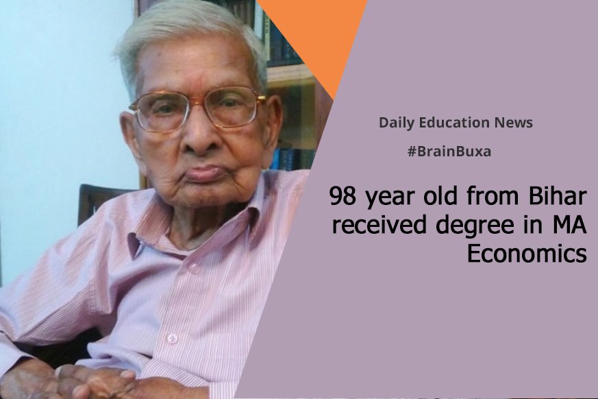 98-year old from Bihar received degree in MA Economics