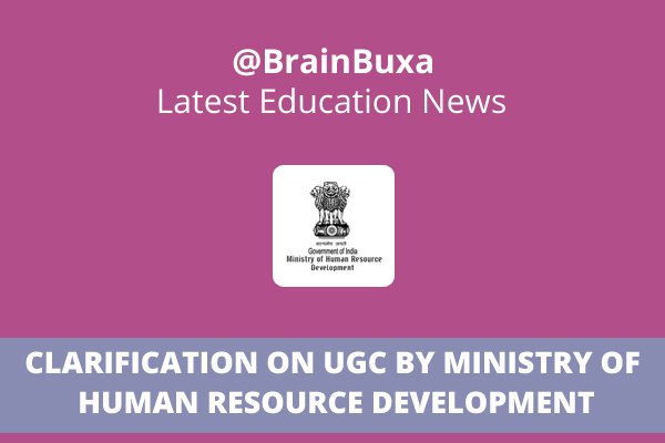 Image of Clarification on UGC by Ministry of Human Resource Development | Education News Photo