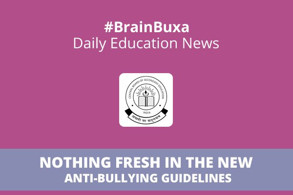 Nothing fresh in the new Anti-bullying guidelines