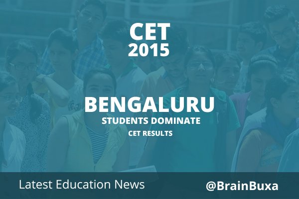 Bengaluru students dominate CET results