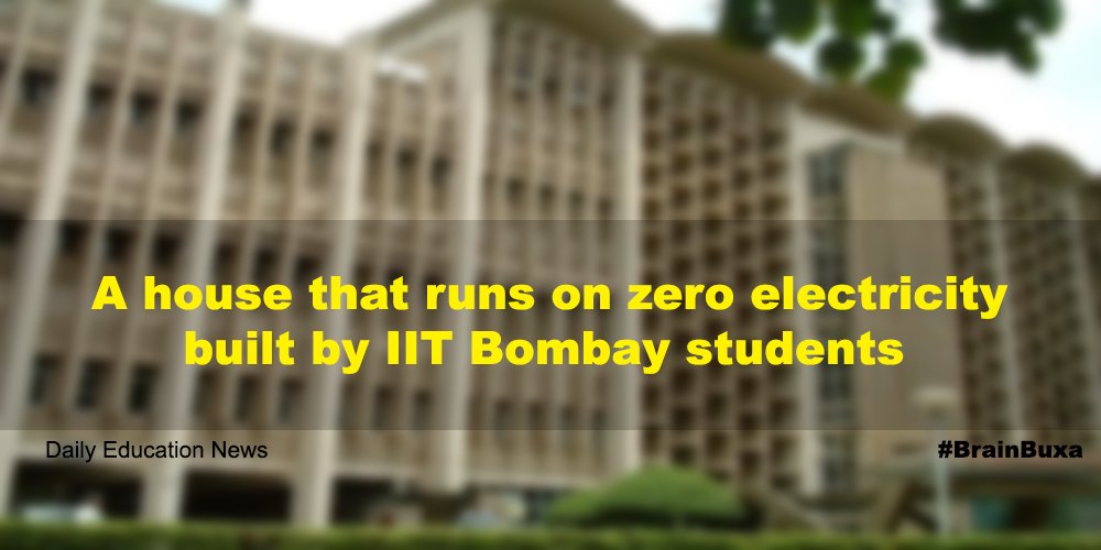 A house that runs on zero electricity built by IIT Bombay students