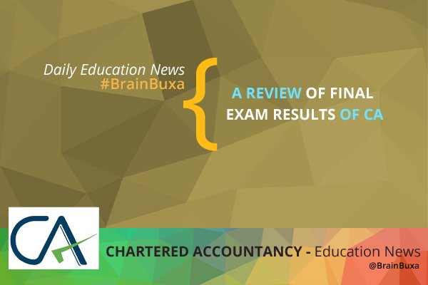 A review of final exam results of CA