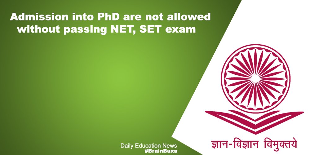 Image of Admission into PhD are not allowed without passing NET, SET exam | Education News Photo