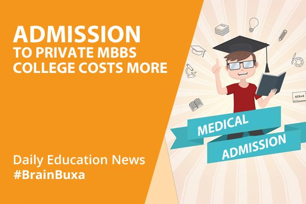 Admission to private MBBS college costs more