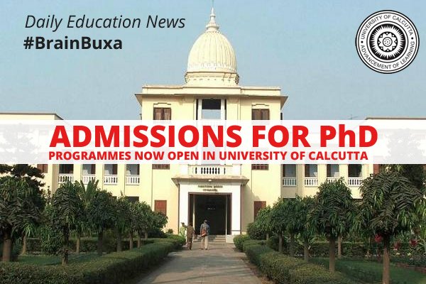 Admissions for PhD programmes now open in University of Calcutta