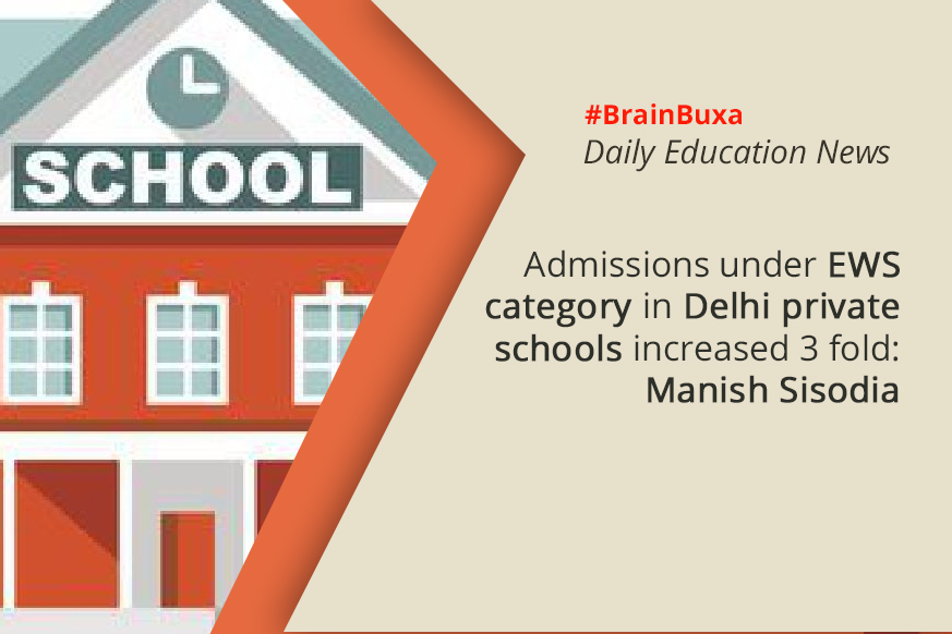 Image of Admissions under EWS category in Delhi private schools increased 3 fold: Manish Sisodia | Education News Photo