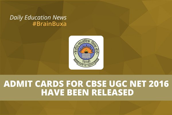 Image of Admit cards for CBSE UGC NET 2016 have been released | Education News Photo