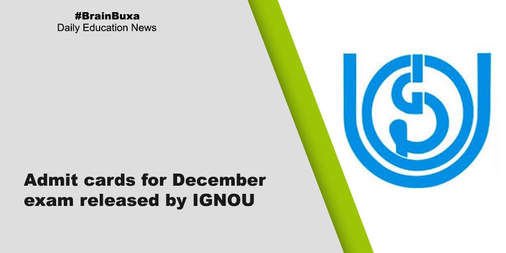 Admit cards for December exam released by IGNOU