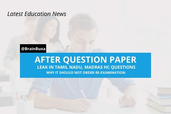 Image of After question paper leak in Tamil Nadu, Madras HC questions why it should not order re-examination | Education News Photo