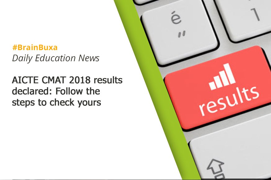 AICTE CMAT 2018 results declared: Follow the steps to check yours