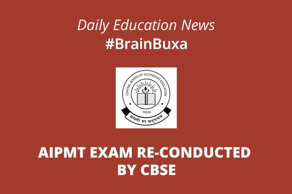 AIPMT exam re-conducted by CBSE