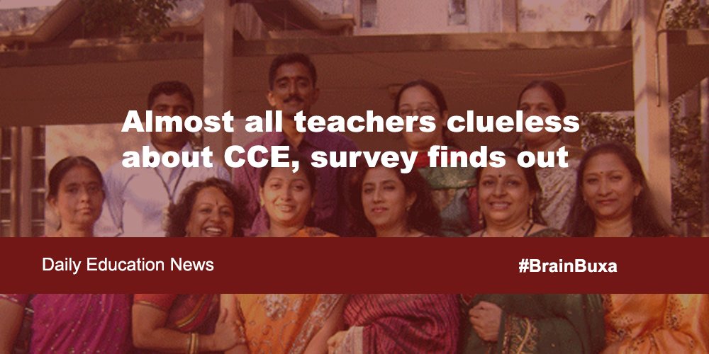 Almost all teachers clueless about CCE, survey finds out