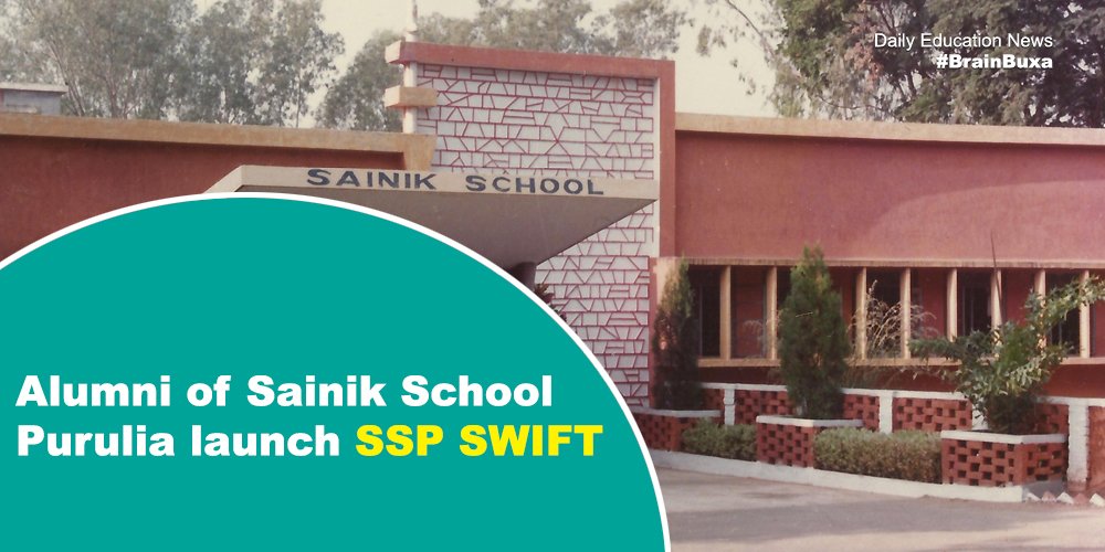 Alumni of Sainik School Purulia launch SSP SWIFT