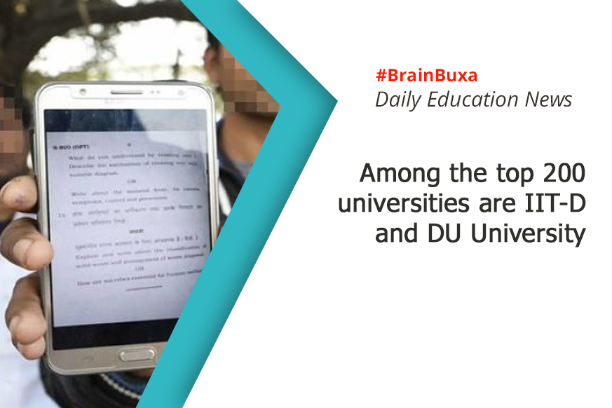 Among the top 200 universities are IIT-D and DU University