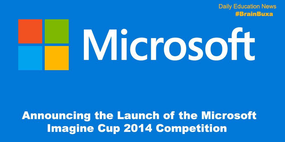 Announcing the Launch of the Microsoft Imagine Cup 2014 Competition