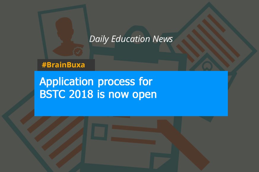 Application process for BSTC 2018 is now open