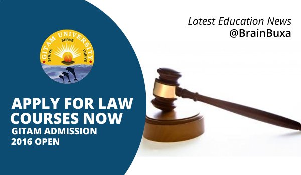 Apply For Law Courses Now: GITAM Admission 2016 Open