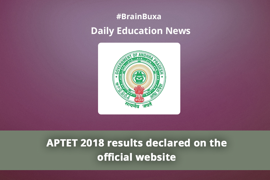 APTET 2018 results declared on the official website