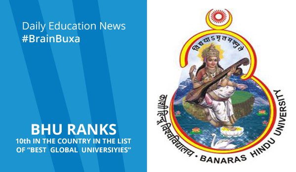 BHU ranks 10th in the country in the list of "Best Global Universities"