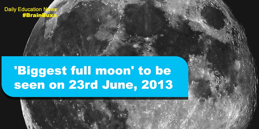 'Biggest full moon' to be seen on 23rd June, 2013