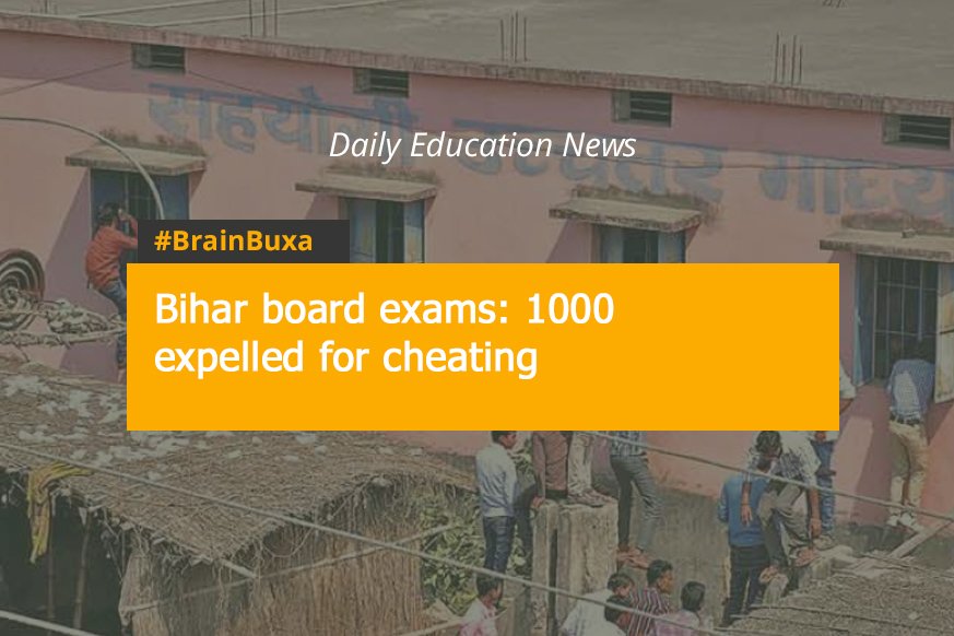 Bihar board exams: 1000 expelled for cheating