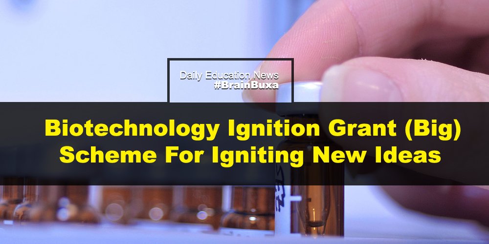 Biotechnology Ignition Grant (Big) Scheme  For Igniting New Ideas