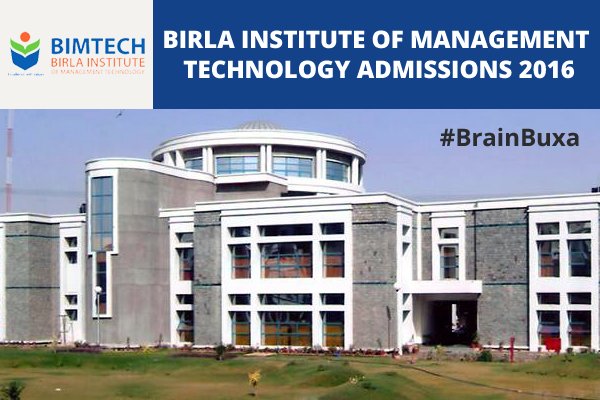 Image of Birla Institute of Management Technology Admissions 2016 | Education News Photo