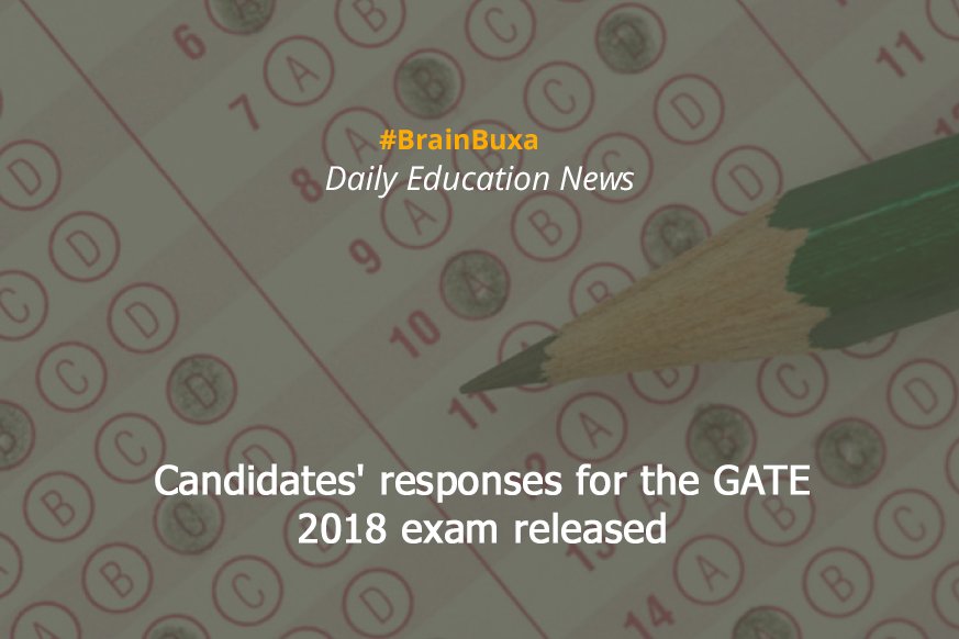 Candidates' responses for the GATE 2018 exam released