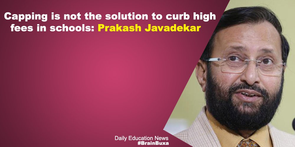 Capping is not the solution to curb high fees in schools: Prakash Javadekar