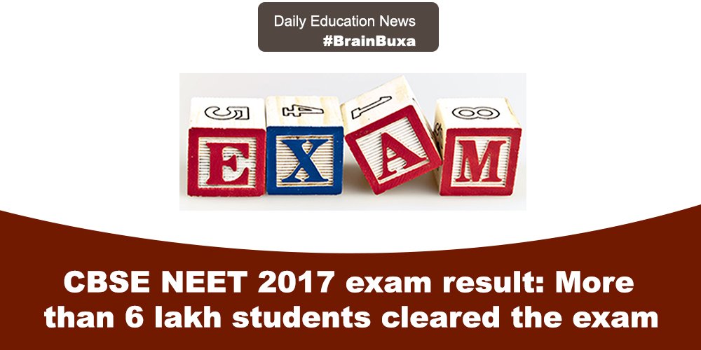 CBSE NEET 2017 exam result: More than 6 lakh students cleared the exam