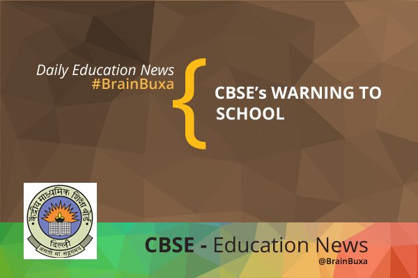 Image of CBSE's warning to schools | Education News Photo